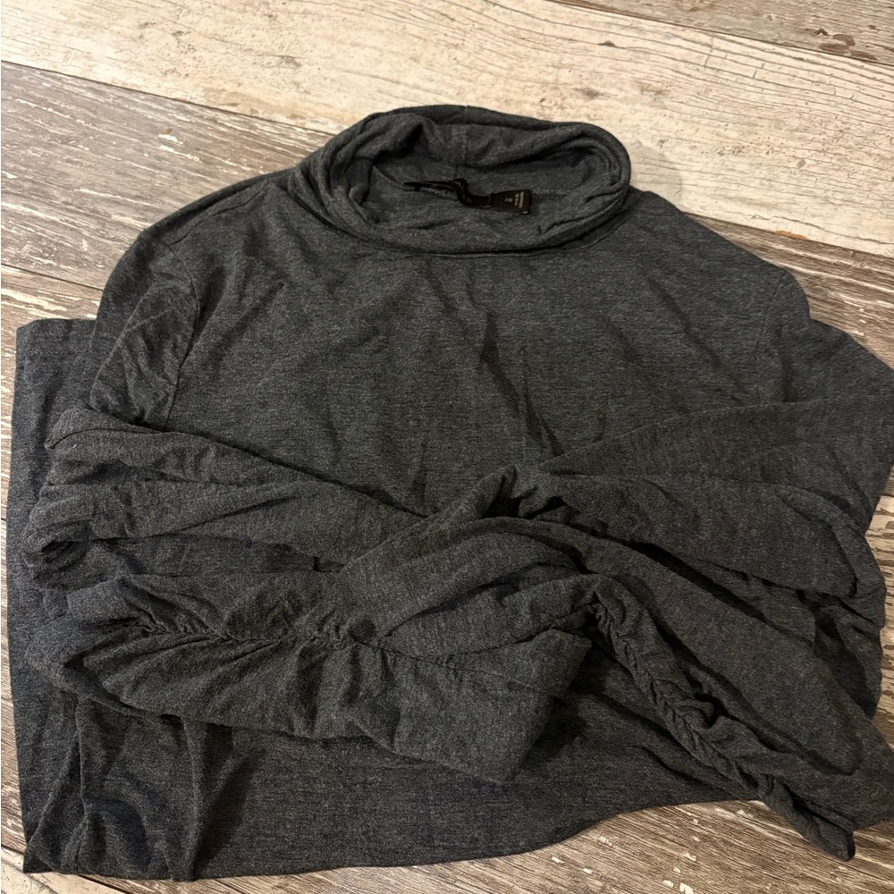 The Limited Charcoal Turtleneck Sweater